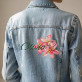 Nom personnalisé avec fleur