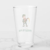 Nom Personnalisé Avec Verre De Bière Leprechaun (Dos)