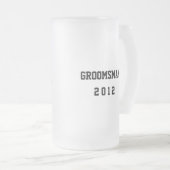 Nom personnalisé bachelor bière stein sport mug (Devant droit)