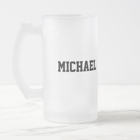 Nom personnalisé bachelor bière stein sport mug (Gauche)