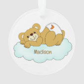 Nom personnalisé Bébé Ours Teddy (dos)