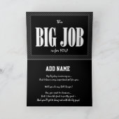 Nom personnalisé BELL RINGER Modèle d'invitationFU (Intérieur)