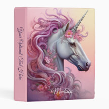 Nom personnalisé belle licorne