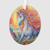 Nom personnalisé belle licorne (devant)