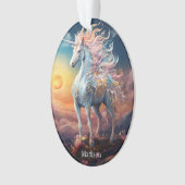 Nom personnalisé belle licorne (devant)