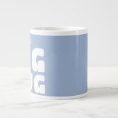Nom personnalisé Big Mug Blue C410 Grosse nouveaut (Devant)