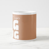 Nom personnalisé Big Mug Brown C84 Drôle nouveauté (Devant)