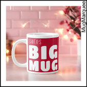 Nom personnalisé Big Mug Red C81 & White Fun Novel