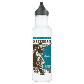 Nom personnalisé Bouteille d'eau de ski (Droite)