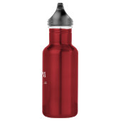 Nom personnalisé Bouteille d'eau pour maman Élégan (Droite)