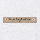 Nom personnalisé Boutique Vêtements Étiquettes Dai (Design 1)