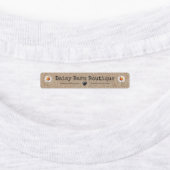 Nom personnalisé Boutique Vêtements Étiquettes Dai (Apposé)