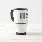 Nom Personnalisé Bridesmaid Travel Mug (Devant gauche)