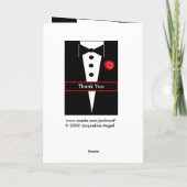 NOM PERSONNALISÉ Bridesman Mariage Merci (Dos)