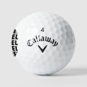 Nom personnalisé Callaway super soft balle de golf (Logo)