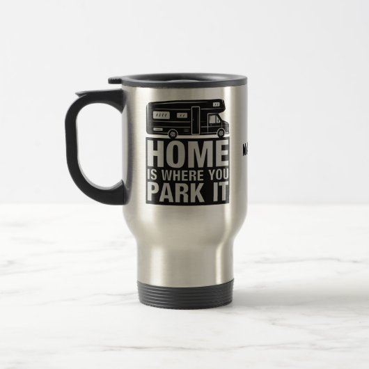 Nom personnalisé Camper Van tasses (Gauche)