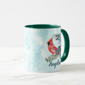 Nom personnalisé Cardinal Cadeau Mug (Devant droit)