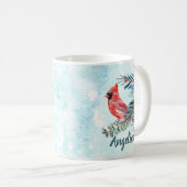 Nom personnalisé Cardinal Gift Mug (Devant droit)