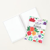Nom personnalisé Carnet du carnet de croquis flora (Intérieur)