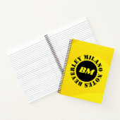 Nom personnalisé Carnet jaune (Intérieur)