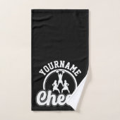 NOM personnalisé Cheer Team Varsity Pom-pom girl (Serviette à main)
