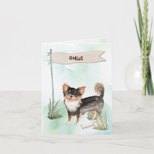 Nom personnalisé Chocolat Lab Animal de compagnie  (Devant)