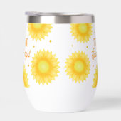 Nom personnalisé Citation Tournesol Motivation (Droite)