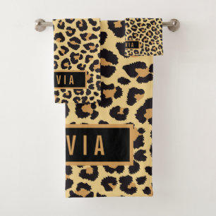Nom personnalisé classique Leopard Poster de anima