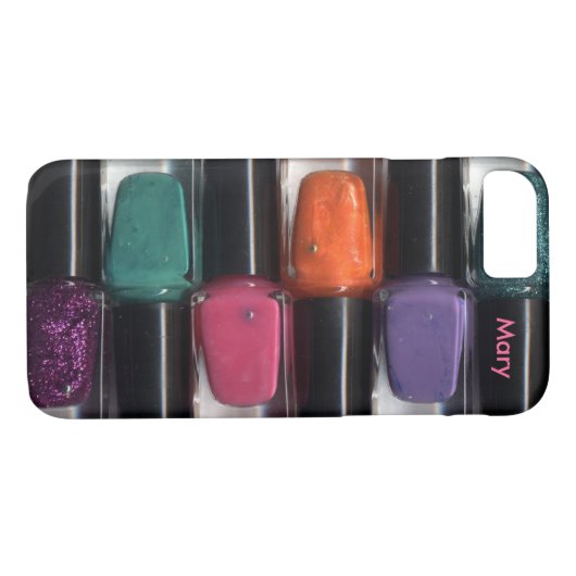 Nom personnalisé Clou polonais iPhone 7 Coque (Dos (Horizontal))