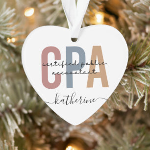 Nom personnalisé Comptable public certifié CPA Ret