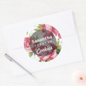 Nom personnalisé Cookies faits maison | Étiquettes (Enveloppe)