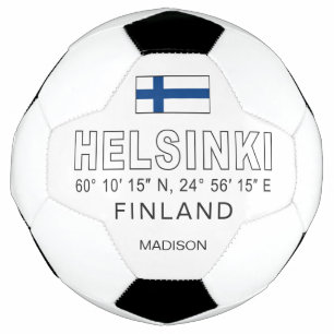 Nom personnalisé Coordonnées d'Helsinki