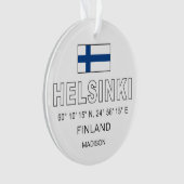 Nom personnalisé Coordonnées Helsinki (devant)