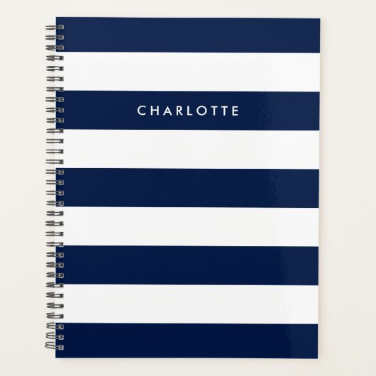 Nom personnalisé Couleur modifiable et bandes blan (Devant)