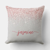 Nom personnalisé Coussin décoratif Shining Bright (Recto)