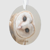 Nom personnalisé Cute Barn Owl (devant)