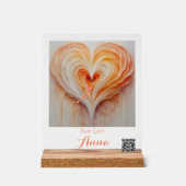 Nom personnalisé, date spéciale, CODE QR (Recto)