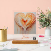 Nom personnalisé, date spéciale, CODE QR (Mariage)