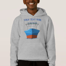 Nom personnalisé de cargo pour enfants Sweat à cap