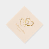 Nom personnalisé de deux coeurs et Mariage de date (Droite)