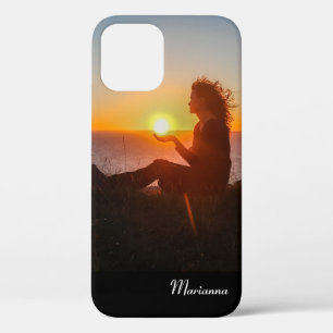 Nom personnalisé de la photo mignonne coque iphone