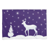 Nom personnalisé de Noël Paire de taies d'oreiller (devant-Droit)