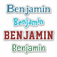 Nom personnalisé Decal Custom Times Four Sticker