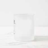 Nom personnalisé Définition blanc Mug (Centre)