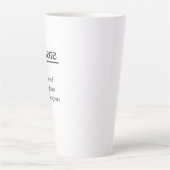 Nom personnalisé Définition blanc Mug (Devant)