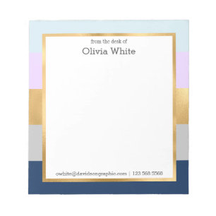 Nom personnalisé Depuis Le Bureau Du Bloc-Notes