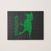 Nom personnalisé Dinosaur puzzle puzzle (Horizontal)