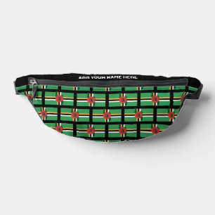 Nom Personnalisé DRAPEAU DOMINICAIN Paquet Fanny D