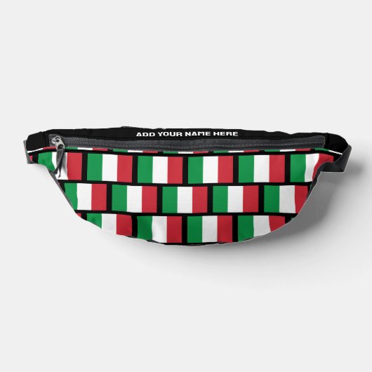 Nom personnalisé DRAPEAU ITALIEN DE L'ITALIE (Poser)