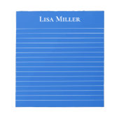 Nom personnalisé du Bloc-notes (Devant)